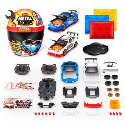 Игровой набор сюрприз Metal Machines Герои скорости Zuru 67125 2