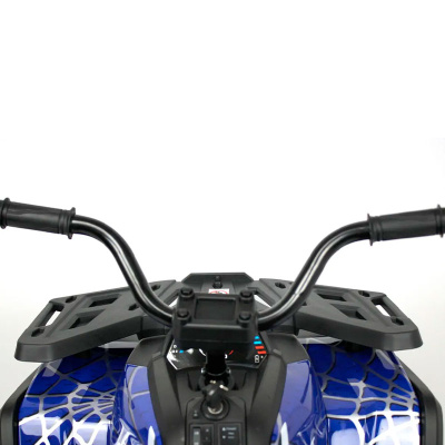 Детский электроквадроцикл RiverToys H999HH синий Spider