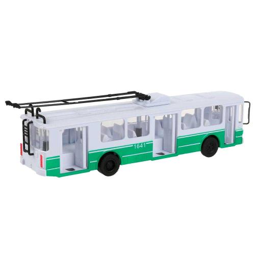 Инерционная машинка Троллейбус Технопарк SB-14-02-GN-OB фото 2