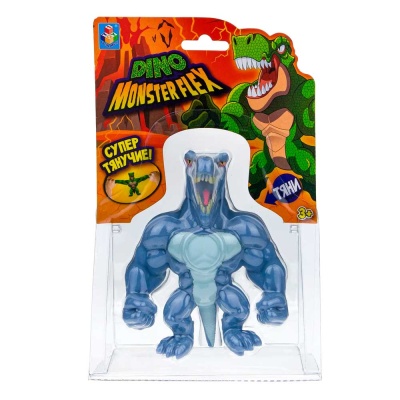 Тянущаяся фигурка Monster Flex Dino 1Toy Т22691 5
