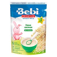 Каша безмолочная овсяная 200 грамм Bebi Premium 87022