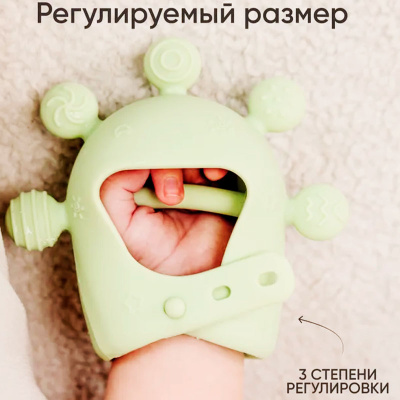 Прорезыватель на руку Мыльные пузыри Paomma PT127 лаймовый сорбет 3