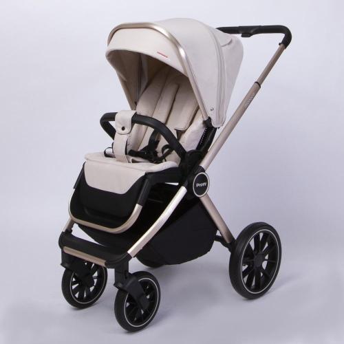 Коляска 2 в 1 Peppy Monaco GP Beige рама бежевая фото 18