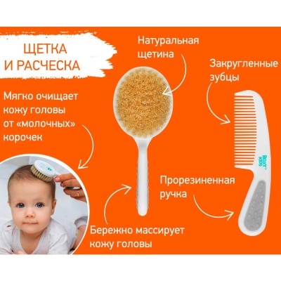 Набор гигиенический для ухода за малышом с рождения Roxy-Kids RHS-001-Gr 2