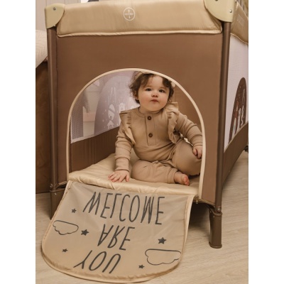 Манеж-кровать Amarobaby Multiform Smile Friends