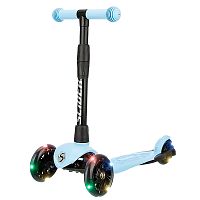 Самокат трехколесный складной светящиеся колеса Slider Stile1LB