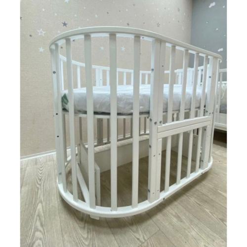 Кроватка детская 11 в 1 с поперечным маятником Incanto Stella KR-0175 фото 11