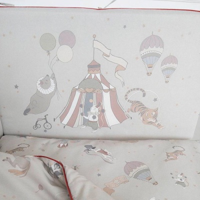 Комплект постельный Волшебный сон пододеяльник простыня наволочка Lappetti 3126 серый 2