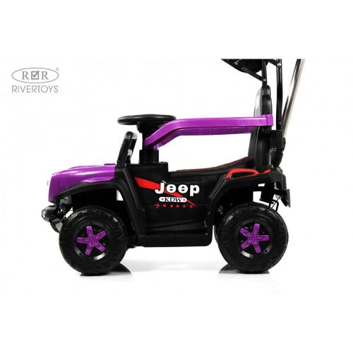 Детский электромобиль RiverToys G003GG фиолетовый фото 4