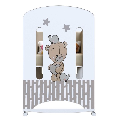 Кровать колесо-качалка love me ЛДСП ВДК 00-00000234