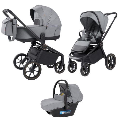 Коляска 3 в 1 Carrello Epica CRL-8511 Silver Grey
