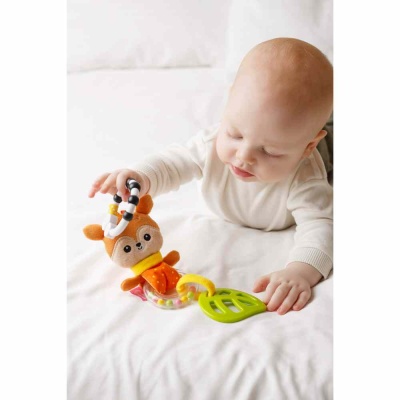 Подвесная игрушка погремушка Оленёнок Бемби Мякиши 685