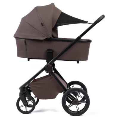 Коляска 2 в 1 Peppy Monaco Plus Brownie рама чёрная 04