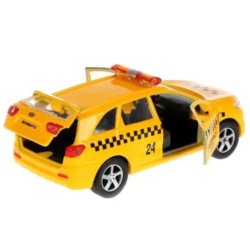 Машинка металлическая Kia Sorento Prime Такси Технопарк SB-17-75-KS-T-WB фото 3