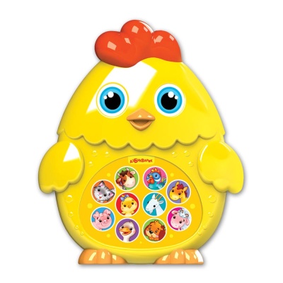 Игрушка Цыпленок Зверята-малышата Азбукварик