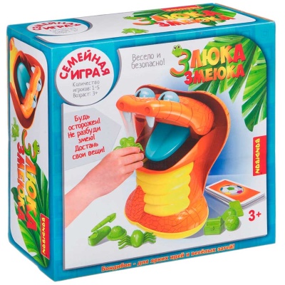 Настольная игра Злюка-змеюка Bondibon ВВ4581