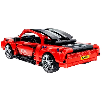 Конструктор Спортивный автомобиль инерционный 457 деталей Qman 5820IMM 1