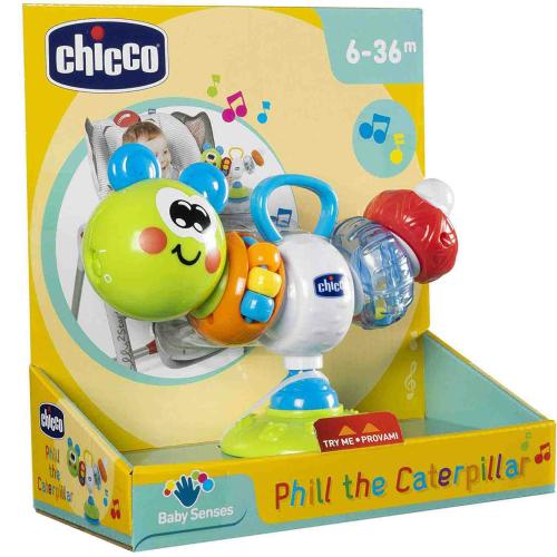 Игрушка для стульчика для кормления Гусеница Chicco 00010036000000 фото 3