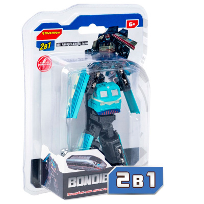 Игрушка Трансформер робот-электровоз Bondibon ВВ5901 4