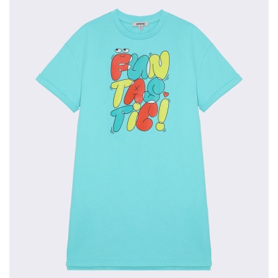 Платье туника летнее D988.05 Smena 45044 бирюзовое 3