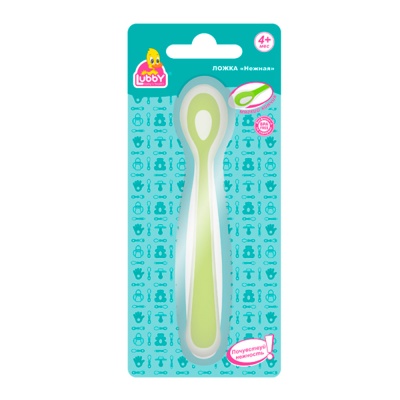 Ложка с мягким кончиком Нежная Lubby 15173 1