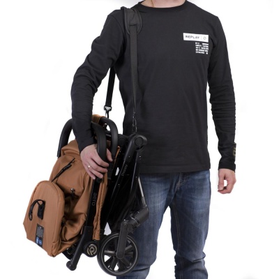 Прогулочная коляска Peppy Aero Caramel