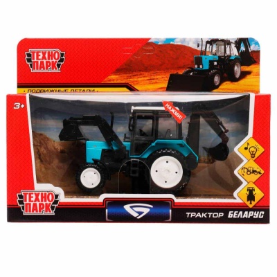 Игрушка Модель Трактор МТЗ Беларус Технопарк BELARUS-11SL-BU 2
