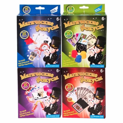 Игра детская настольная Магические фокусы. 20 в 1 Dream Makers EMK-001