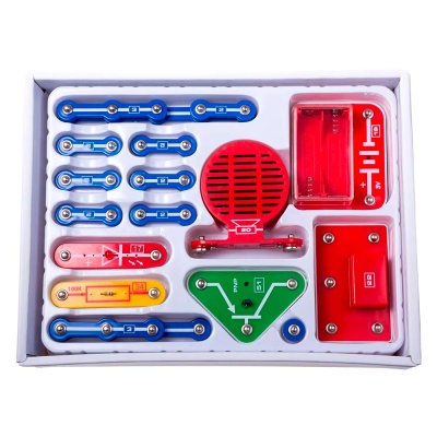 Электронный конструктор Первые шаги в электронике Набор В 15 схем Знаток 70197 2