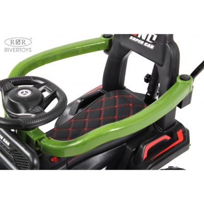 Детский электромобиль RiverToys G005GG зелёный