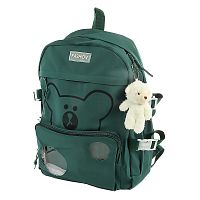 Рюкзак школьный Мишка Veld-Co 132942/зеленый