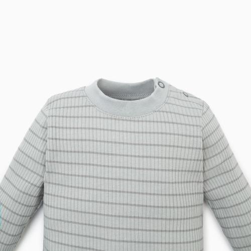 Лонгслив Basic Line Крошка Я 9235900 серый фото 3