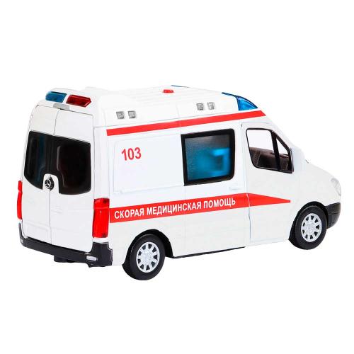 Машинка металлическая Mercedes Sprinter Скорая помощь Автопанорама JB1251275 фото 3