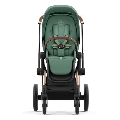 Коляска 2 в 1 Cybex Priam IV Rosegold Leaf Green фото 18