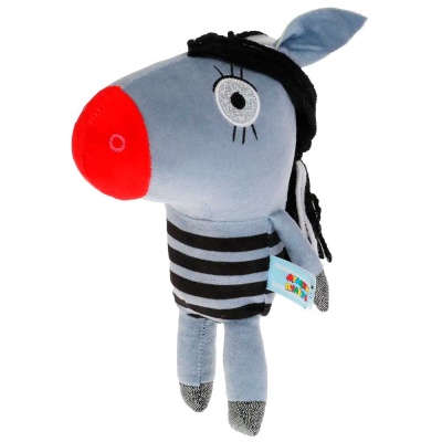 Мягкая озвученная игрушка Зебра Поля 20 см Мульти-Пульти C20100-20 3