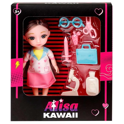 Кукла Alisa Kawaii Доктор 15 см 1toy Т24355