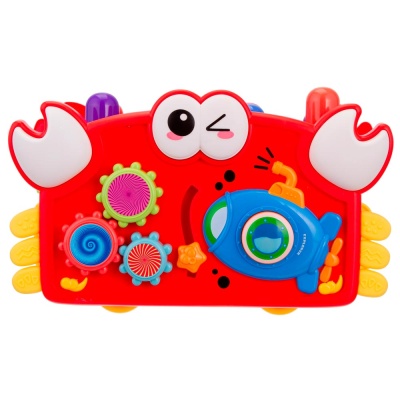 Развивающий центр Крабик пианино пищалка часики рыбалка Elefantino IT109570
