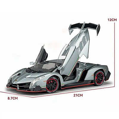 Машина Lamborghini 1:24 металл свет звук CH Toys CZ147AD 3