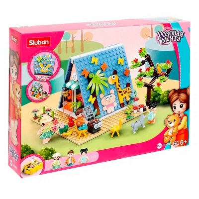 Конструктор Летний домик 341 деталь Sluban M38-B1088 4