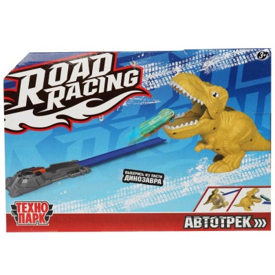 Игровой набор Автотрек с динозавром Road Racing Технопарк RR-TRK-157-R 05
