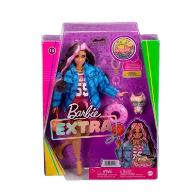 Кукла Экстра в платье баскетбольный стиль Barbie HDJ46