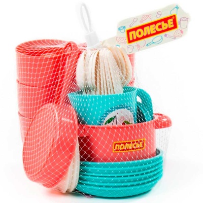 Набор детской посуды Хозяюшка на 6 персон Полесье 80158 2