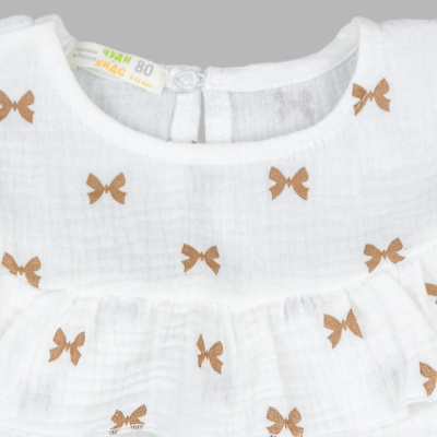 Блузка Банты Чуди Кидс 576526Ц2-1 молочный 02