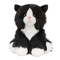 Мягкая Игрушка Черно Белый Котик 20 см Maxitoys MT-TS112317-20