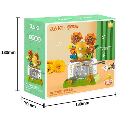 Конструктор Музыкальная шкатулка с Мишкой 48 деталей Jaki JK6202 4