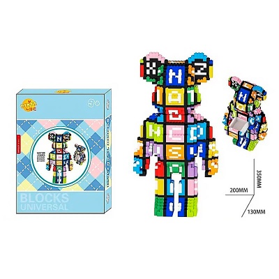 Конструктор 3D Медведь 4750 деталей 3D7109 5