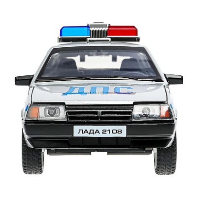 Машина инерционная LADA Полиция 17 см свет звук Технопарк 2108-124SL-POL-GY