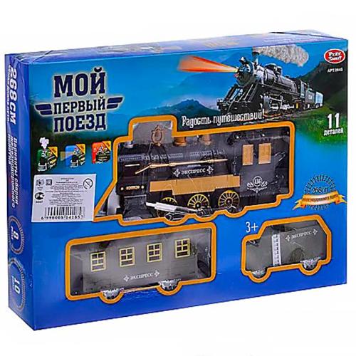 Железная дорога Мой первый поезд на батарейках 11 деталей Play Smart 0645 фото 3