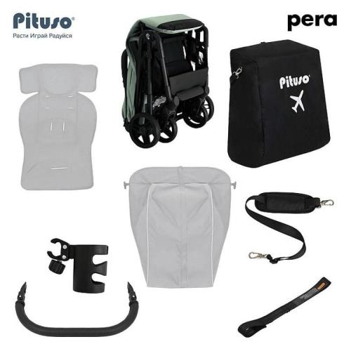 Коляска прогулочная Pituso Pera Q-7 Emerald mood фото 12
