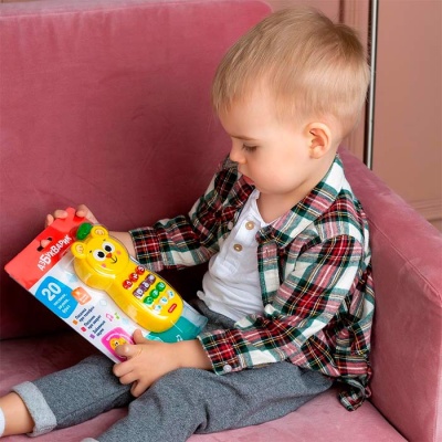 Музыкальный телефончик Мишутка Азбукварик 3136 2